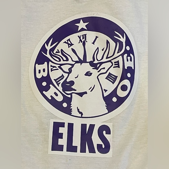 Vintage 80s Elks Lodge Baseball tee - Picture 6 of 6